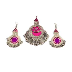 OEM Service <b>Personalized</b> Top Trending Afghan Necklace <b>Sets</b> With Earrings Affordable Price Afghani Jewellery for Girls & Women's - Product Image 4