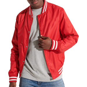 Chaqueta Varsity de Invierno para Hombre, Diseño Moderno, Color Sólido, Alta Calidad, Logotipo Frontal Personalizado, Servicio OEM, Transpirable, Secado Rápido - Product Image 1