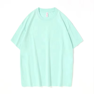 T-shirt en coton uni pour homme, basique, confortable, respirant, personnalisable avec logo - Product Image 4