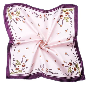 Top Quality Summer Women Retro Cashew <b>Scarf</b> Soft Floral Printed Square Custom Head Wrap Fashion Satin <b>Silk</b> <b>Scarf</b> For Sale - Product Image 1