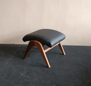 ERICK Lazy Lounge Chair Solid Teak Wooden and <b>Stool</b> Wooden For Home Furniture Decoration - Product Image 2