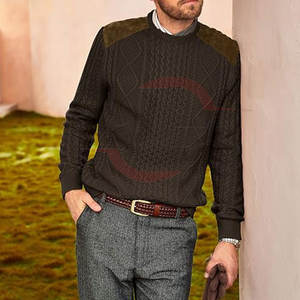 Vente en gros de pulls pour hommes de qualité supérieure 100% coton respirant et options de taille supérieure pour l'hiver - Product Image 4