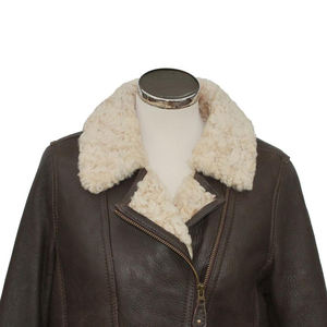 Veste en cuir d'hiver de haute qualité pour hommes, fermeture éclair sur le devant, logo personnalisé, nouveau design, coupe-vent, imperméable, vêtements d'extérieur - Product Image 5