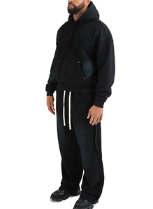 Conjunto de Dos Piezas con Sudadera con Capucha para Invierno, Colores Personalizados, Impresión Digital, Logotipo Bordado, Chándal OEM Personalizado, Poliéster/Algodón Transpirable - Product Image 4