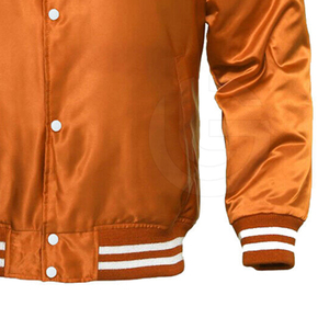 Precio de venta al por mayor Chaquetas de satén de poliéster Precio de fábrica Hombres y mujeres Chaqueta de satén informal vintage de alta calidad Hecho en Pakistán - Product Image 3