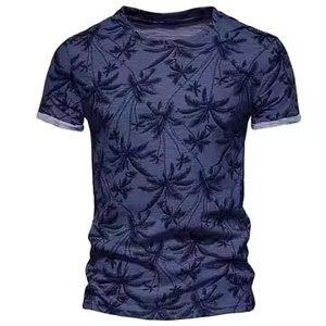 แห้งเร็วระบายอากาศได้สบายผู้ชายสบายๆฤดูร้อนสวมเสื้อยืดออกแบบเองระเหิดพิมพ์ผ้าฝ้าย 100% เสื้อยืดสําหรับผู้ชาย - Product Image 1