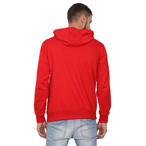 Sudadera con capucha con logotipo personalizado para hombre 2023, sudadera de invierno ligera de lana transpirable de alta calidad, diseño liso sólido 3D Puff - Product Image 2