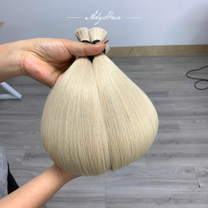 Meilleures ventes Perruque très demandée MOQ Premium Cheveux humains vietnamiens 100% bruts vierges de qualité supérieure, couleur argent, prix de gros direct usine - Product Image 1