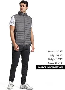 Venta Directa de Fábrica, Chaleco Acolchado Personalizado de Alta Calidad, Transpirable, con Cierre Completo, para Hombre, Ropa de Abrigo Informal de Invierno - Product Image 3