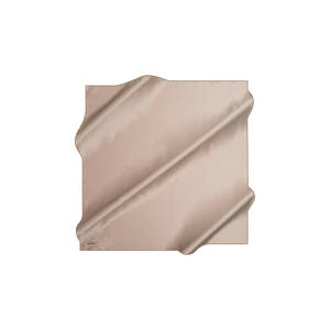 Pañuelo Cuadrado Liso de Satén Crepé de Seda de Visón - Product Image 2