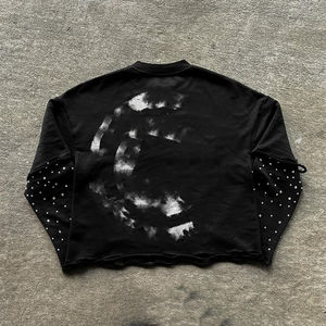 Camisetas de Hombre de Alta Calidad con Cuello Redondo, Camisetas de Manga Larga Extra Grandes para Hombre, Nuevo Modelo, Camisetas de Manga Larga con Malla Personalizada y Estampado - Product Image 2