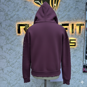 Sweat à capuche zippé pour hommes de Style professionnel Qualité supérieure 100% coton Fabriqué en usine Puff Imprimé Prix pas cher Le plus demandé - Product Image 2