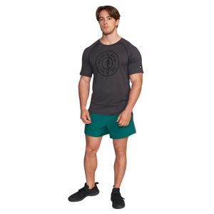 Maglietta da uomo allentata da allenamento Kurt-nera traspirante ad asciugatura rapida sostenibile Activewear ecologica camicia da ginnastica Golds abbigliamento da palestra