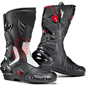 Dernières bottes en cuir de moto de conception unique sur mesure avec des bottes de course en cuir de qualité supérieure pour hommes avec service OEM. - Product Image 5