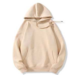 Hoodie personnalisé Streetwear pour homme, coupe courte et oversize, impression en relief, 500 g/m² épais et lourd - Product Image 6