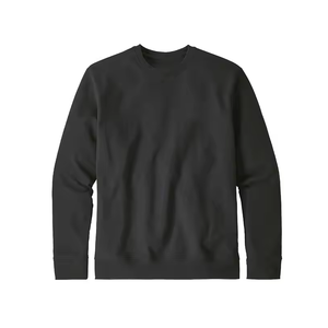 Sudadera de manga larga con cuello redondo para hombre verde sólido personalizado para invierno - Product Image 5