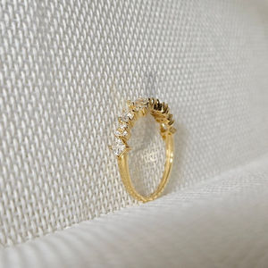 Bague en diamant de laboratoire certifiée VVS pour femmes IGI CVD HPHT Or 14 carats Coupe poire Princesse Bague fine Bague en diamant Moissanite VVS - Product Image 6