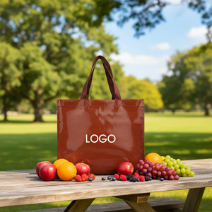 PE Woven <b>Fabric</b> <b>Bag</b>-Fashion Style Customizable Size & Handle for Packaging Shops Supermarkets - Product Image 1