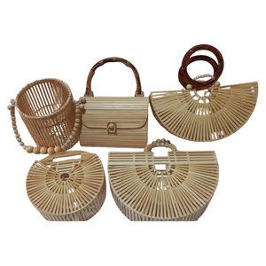Stylish & Sustainable: Vietnamese Handwoven Rattan Straw <b>Bag</b> for <b>Women</b> - Best Value Beach Purse (99 <b>Gold</b> Data) - Product Image 1