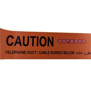 Cinta de precaución opaca de PE personalizada con letras negras en cinta de advertencia de base de plástico rosa sin adhesivo - Product Image 4