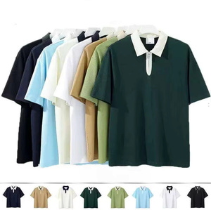 Fabricant bangladais 200g coton respirant hommes pour polo Logo brodé personnalisé motif solide anti-rides - Product Image 2