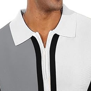 Camiseta para hombre Camisas cubanas de manga corta con botones Polo para hombre con diseño y logotipo personalizado de Dress Sports - Product Image 2