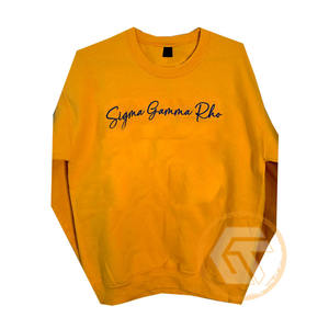 Sweat-shirt d'hiver en molleton de coton personnalisé de haute qualité Sigma Gamma Rho, veste à capuche brodée sur le devant, pour femmes, sororité grecque - Product Image 1