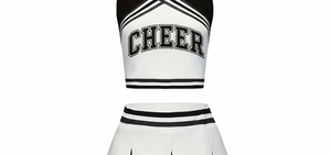 Uniformes de cheerleading durables pour les équipes, logo personnalisé et matériaux de qualité, parfaits pour les spectacles professionnels - Product Image 6