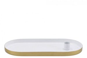 Thêm một chút màu sắc và đẳng cấp vào bàn của bạn khay kim loại trang trí tráng men của chúng tôi là nơi chức năng đáp ứng mỹ thuật - Product Image 3