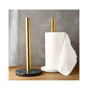 Support de papier de soie sur pied en acier inoxydable et marbre de qualité supérieure, vente en gros et fournisseur de décoration intérieure - Product Image 3