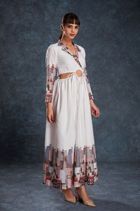 Top estampado de lino para mujer, ropa lista para usar, informal, cómoda, uso diario, ropa de calle, estilo Animal para el verano - Product Image 2