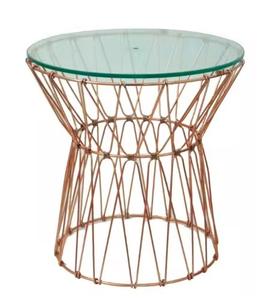 Handcrafted <b>metal</b> wire tables modern look with customized finishing ideal for living room or <b>patio</b> decor - Product Image 2