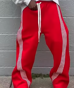 Pantalones Deportivos Personalizados FLN Ecológicos para Hombre, Corte Recto, Ajuste Holgado, Casuales, con Cordón, Bordados - Product Image 2