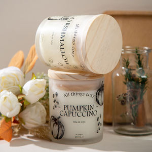 AIKUN Handmade Ceramic Jar Scented <b>Candle</b> with Natural Soy Wax Long Lasting Aromatherapy for Home Spa & Hotel Diwali Easter <b>Gift</b> - Product Image 1