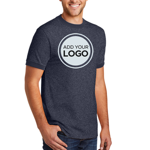 Camiseta de algodón con cuello redondo y manga corta para hombre, camisetas con logotipo bordado de corte clásico para hombre - Product Image 6