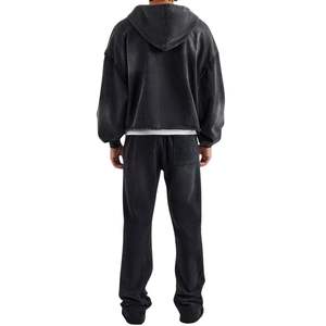 ชุดเสื้อกันลมผ้าไนลอนสองชิ้นน้ำหนักเบาชุดวอร์มใส่ได้ทั้งชายและหญิงชุดเสื้อผ้าสั้นมีฮู้ดสำหรับฤดูร้อนกำหนดโลโก้ได้ตามต้องการ - Product Image 3