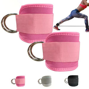 Correas de tobillo de neopreno y PU con logotipo personalizado de alta calidad para entrenamientos de seguridad y fitness en máquinas de cable de gimnasio - Product Image 6