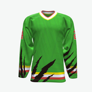 Maillot de hockey sur glace professionnel fabriqué avec logo personnalisé Vêtements d'équipe Conception unique Caractéristique étanche Options de vente en gros - Product Image 1