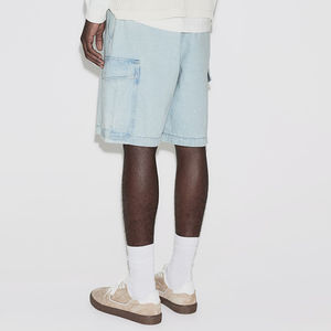 2025 New Embroidery Denim Washed Shorts Custom Design Custom Color Street Wear Denim Shorts Quick Dry Breathable Shorts - Product Image 6