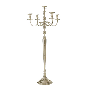 Bougeoir fait à la main Table à manger de mariage candélabre maison hôtel décoratif événement métal aluminium 5 bras bougeoir élégant - Product Image 1