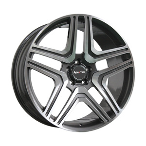 Jantes pour Audi Q7 Q8, 22 pouces, design turbine, finition bicolore, coupe diamant, 5x112 PCD, luxe, forgées, performance, roues SUV, mise à niveau - Product Image 5