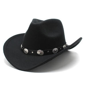 Nuevos sombreros de vaquero de cuero al aire libre para hombres de vaquero occidental personalizados Sombreros de vaquero en cuero genuino Sombreros de moda al por mayor - Product Image 3