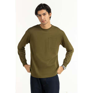 เสื้อยืด Relax Fit รุ่น MN-TS-WS25-048 ผ้าถักเนื้อนุ่ม ระบายอากาศได้ดี กันยับ ลายโลโก้ตัวอักษร น้ำหนัก 180 กรัม 220 กรัม 300 กรัม - Product Image 4