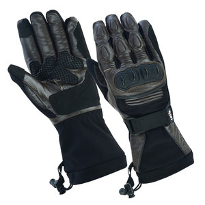 High Quality OEM Service Adjustable Unisex <b>Leather</b> Racing Gloves Custom Design Logo Full Finger Touch Screen Sports Cycling - Product Image 5