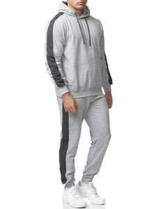 Ensemble de survêtement tendance pour homme, pantalon de jogging, veste à capuche, nouveaux survêtements tendance pour homme, vêtements en deux pièces, sweat-shirts, pantalons de survêtement - Product Image 2