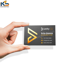 การ์ดอวยพรฟอยล์สีทองแบบสั่งทำพิมพ์ลายแสตมป์ทองแบบออกแบบได้ตามต้องการ - Product Image 6