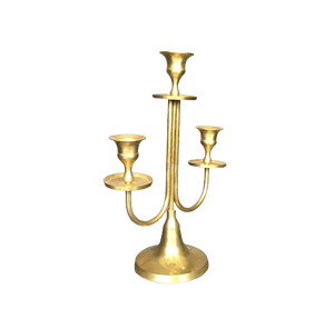 Bougeoir en métal doré pour décoration de salon et de table fait à la main, nouveauté - Product Image 5