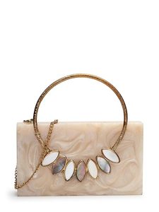 Bolso de Mano de Resina de Lujo, Bolso de Noche Transparente de Acrílico, Bolso de Mano para Fiesta de Bodas para Mujer, Bolso de Noche de Acrílico para Mujer - Product Image 2