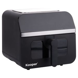 Friggitrice ad Aria Kooper XXXL12L 1800W Moderna 12L Elettrica con Controllo Digitale Senza Olio Doppio Elemento Riscaldante Quadrato Antiaderente PTFE 120 Minuti - Product Image 1