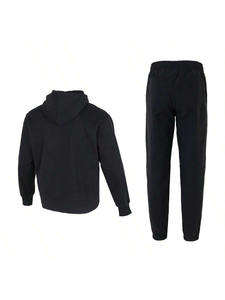 Ensembles de sweats à capuche et de pantalons de survêtement en molleton uni unisexe sur mesure, vente en gros, OEM, étiquette privée, fabricant de survêtement B2B, fournisseur aux États-Unis et au Royaume-Uni - Product Image 2